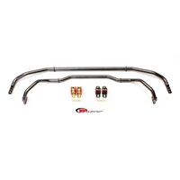 BMR 13-15 Chevrolet Camaro Front & Rear Hollow 29mm Adj. Sway Bar Kit w/ Bushings - Black Hammertone