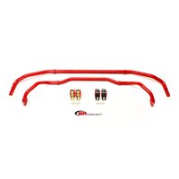 BMR 13-15 5th Gen Camaro Front & Rear Sway Bar Kit w/ Bushings - Red