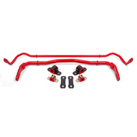 BMR 08-19 Dodge Challenger Front/Rear Hollow 38mm/25mm Sway Bar Kit w/ Bushings - Red