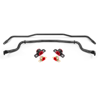 BMR 15-22 S550 Mustang Sway Bar Kit with Bushings Front and Rear Black Hammertone