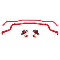 BMR 15-22 S550 Mustang Sway Bar Kit with Bushings Front and Rear Red