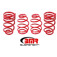 BMR 10-15 5th Gen Camaro V8 Lowering Spring Kit (Set Of 4 Front) - Red