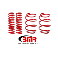 BMR 16-17 6th Gen Camaro V8 Performance Version Lowering Springs (Set Of 4) - Red