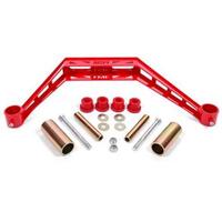 BMR 79-93 Ford Mustang Transmission Crossmember TH400 / T-56 - Red