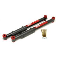 BMR 91-96 B-Body Non-Adj. STD. Length Lower Control Arms (Polyurethane) - Black Hammertone