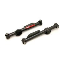 BMR 79-98 Fox Mustang Non-Adj. Lower Control Arms w/ Spherical Bearings - Black Hammertone