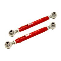 BMR 10-15 5th Gen Camaro Rear Adj. Rod Ends Toe Rods - Red