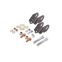 BMR Suspension 15-18 Ford Mustang S550 Rear Camber Adjustment Lockout Kit - Black Hammertone