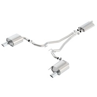 Borla 15-16 Ford Mustang EcoBoost 2.3L AT/MT EC-Type Cat Back SS Single Round Rolled Tips Exhaust