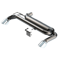 Borla 21-22 Ford Bronco 2.3L 4WD Touring Axle Back Exhaust w/ Bright Chrome Tips