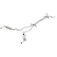 Borla 2010 Camaro 6.2L V8 S Type Catback Exhaust w/o Tips works w/ factory ground affects package ON