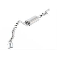 Borla Touring Cat Back 15-16 GMC Denali 6.2L V8 2.75in, 2.25in Dual Same Side Exit 4in Tips Exhaust