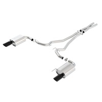 Borla Atak S Cat-Back 15-17 Ford Mustang GT 5.0L V8 MT/AT 2.5in pipe 4in tip (Black Chrome)