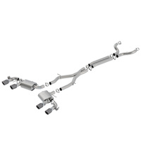 Borla 17-18 Chevrolet Camaro ZL1 6.2L V8 Atak Catback Exhaust w/ Dual Mode Valves CF Black Anod