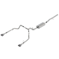 Borla 19 Chevrolet Silverado/GMC Sierra 1500 6.2L SS Touring Catback Exhaust - Carbon Fiber Tips