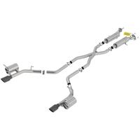 Borla 18-20 Dodge Durango SRT 6.2L V8 2.75in S-Type SS Catback Exhaust w/ BLK Chrome Tips