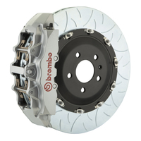 Brembo 09-15 GLK Front GT BBK 8 Piston Cast 380x34 2pc Rotor Slotted Type-3-Silver