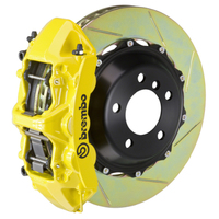 Brembo 08-17 S5/09-16 S4 Front GT BBK 6 Piston Cast 380x32 2pc Rotor Slotted Type1-Yellow