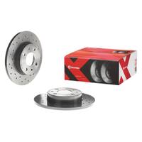Brembo 08-15 Land Rover LR2/11-18 Volvo S60 Front Premium Xtra Cross Drilled UV Coated Rotor
