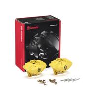 Brembo OE Rear Hydraulic X-Style Brake Caliper - Yellow