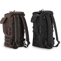 Burly Brand Sissy Bar Backpack Dark Oak