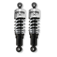 Burly Brand Shocks 10.5in XL - Chrome