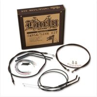 Burly Brand Control Kit 12in Dyna - Black