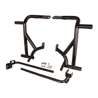 Burly Brand 09-Up Touring Brawler Kit Rear - Black