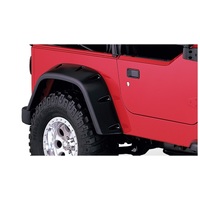 Bushwacker 97-06 Jeep TJ Max Pocket Style Flares 2pc - Black