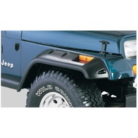 Bushwacker 84-01 Jeep Cherokee Cutout Style Flares 2pc Fits 4-Door Sport Utility Only - Black