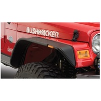 Bushwacker 97-06 Jeep TJ Flat Style Flares 2pc - Black