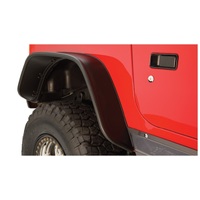 Bushwacker 97-06 Jeep TJ Flat Style Flares 2pc - Black