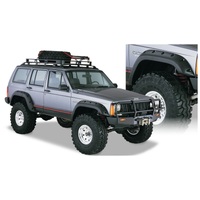 Bushwacker 84-01 Jeep Cherokee Cutout Style Flares 4pc Fits 4-Door Sport Utility Only - Black