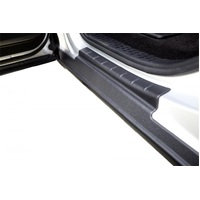 Bushwacker 09-14 Ford F-150 Extended Cab Trail Armor Rocker Panel Cover - Black