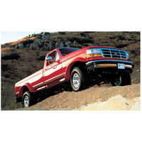 Bushwacker 92-96 Ford Bronco Cutout Style Flares 2pc - Black