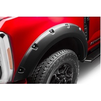 Bushwacker 23-24 Ford F-250/350 SuperDuty Pocket Style Flares 2pc Front - Black