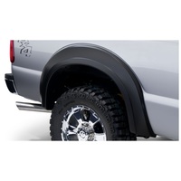 Bushwacker 92-14 Ford E-250 Super Duty Extend-A-Fender Style Flares 2pc - Black