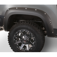 Bushwacker 19-22 GMC Sierra 1500 Pocket Style Flares 2pc. Rear - Black