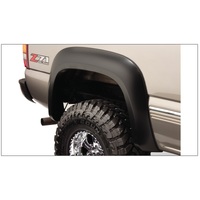 Bushwacker 07-07 Chevy Silverado 1500 Classic Fleetside Extend-A-Fender Style Flares 2pc - Black