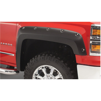 Bushwacker 19-22 GMC Sierra Pocket Style Flares Front 2 Piece - Black