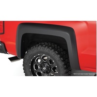 Bushwacker 15-18 Chevy Silverado 2500 HD Fleetside Extend-A-Fender Style Flares 2pc - Black