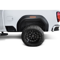 Bushwacker 20-21 GMC Sierra HD 2500/3500 Extend-A-Fender Style Flares 2pc Rear - Black