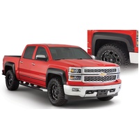 Bushwacker 14-16 Chevy Silverado 1500 Extend-A-Fender Style Flares 4pc - Black