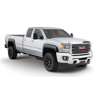 Bushwacker 20-21 GMC Sierra 2500HD Extend-A-Fender Style Flares Front 4pc - Black