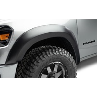 Bushwacker 19-22 Ram 1500 (Excl. Rebel/TRX) 67.4 & 76.3in Bed Extend-A-Fender Flares 2pc FR - Blk