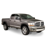 Bushwacker 19-22 Ram 1500 (Excl. Rebel/TRX) 76.3 & 67.4in Bed OE Style Flares 2pc Front - Black