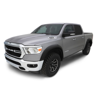 Bushwacker 19-22 Ram 1500 (Excl. Rebel/TRX) 67.4 & 76.3in Bed Extend-A-Fender Flares 4pc - Smth Blk