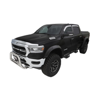 Bushwacker 19-22 Ram 1500 (Excl. Rebel/TRX) 76.3 & 67.4in Bed DRT Style Flares 4pc  - Blk / Smooth