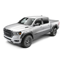 Bushwacker 19-22 Ram 1500 (Excl. Rebel/TRX) 76.3 & 67.4in Bed Forge Style Flares 4pc - Tex. Blk