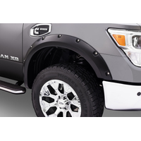 Bushwacker 04-15 Nissan Titan Pocket Style Flares 2pc - Black